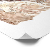 Poster Illustration du berger qui trouve son mouton perdu (Coin)