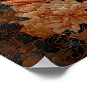 Poster Illustration du Bouddha Golden Maitreya en fleurs  (Coin)