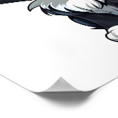 Poster Illustration du chat de dessin (Coin)