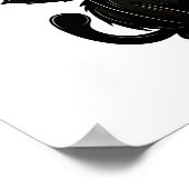 Poster Illustration du chat de dessin (Coin)