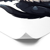 Poster Illustration du chat de dessin (Coin)