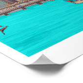 Poster Illustration du congé de printemps de Tampa Florid (Coin)