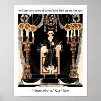 Poster Illustration du conte de fées Iron King par Kay Ni