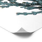 Poster Illustration du corail de mer antique (Coin)