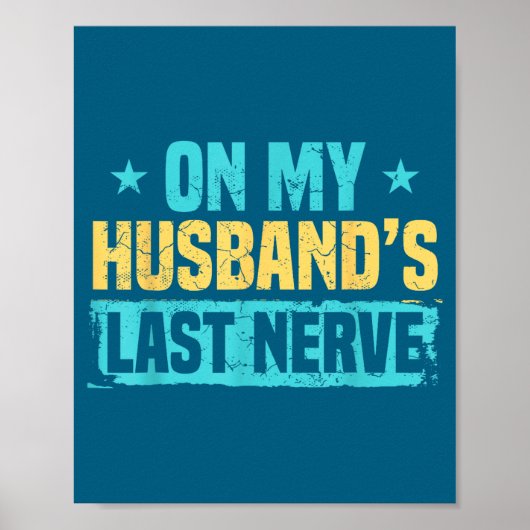 Poster Illustration du dernier nerf de mon mari (Devant)