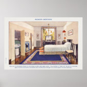 Poster Illustration du Design d'intérieur vintage (Devant)