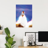 Poster Illustration du lancement de la navette spatiale (Bureau à domicile)