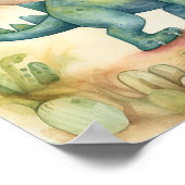 Poster Illustration du livre d'histoire de l'aquarelle Cu (Coin)