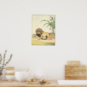 Poster Illustration du livre Lion Story (Cuisine)