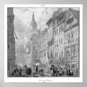 Poster Illustration du livre vintage