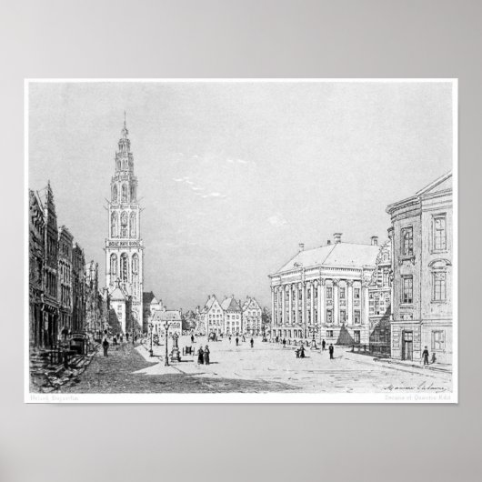 Poster Illustration du livre vintage (Devant)