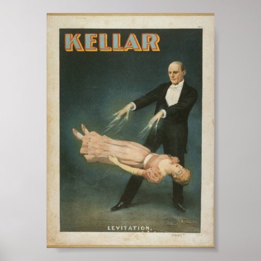 Poster Illustration du magicien vintage (Devant)