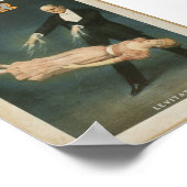 Poster Illustration du magicien vintage (Coin)