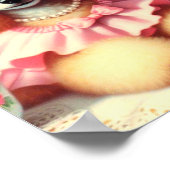 Poster Illustration du mignon caniche (Coin)