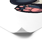 Poster Illustration du panda de dessin (Coin)