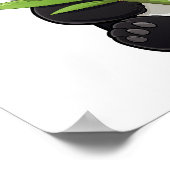 Poster Illustration du panda de dessin (Coin)