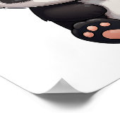 Poster Illustration du panda de dessin (Coin)
