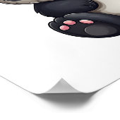 Poster Illustration du panda de dessin (Coin)