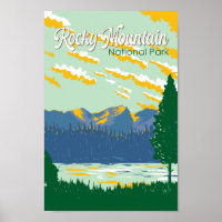 Illustration du Parc national des Rocheuses