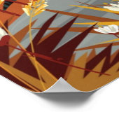 Poster Illustration du paysage d'automne (Coin)