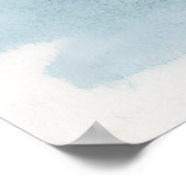 Poster Illustration du paysage d'hiver de l'aquarelle (Coin)