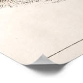 Poster Illustration du phoque vintage (Coin)