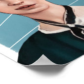 Poster Illustration du poète américain Emliy Dickinson (Coin)