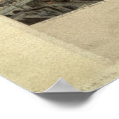 Poster Illustration du pont vintage Brooklyn (1883) (Coin)