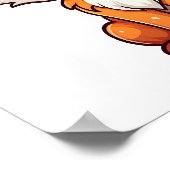 Poster Illustration du renard de dessin (Coin)