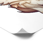 Poster Illustration du renard de dessin (Coin)