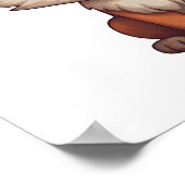 Poster Illustration du renard de dessin (Coin)