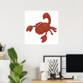 Poster Illustration du Scorpion rouge (Bureau à domicile)