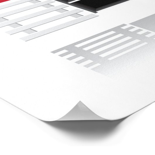 Poster Illustration du tramway rétro (Coin)