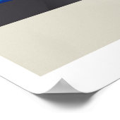 Poster Illustration du triangle d'incendie Modèle de réac (Coin)