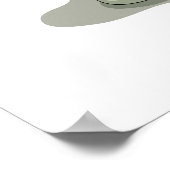 Poster Illustration D'Un Bain De Soleil Iguanodon. (Coin)