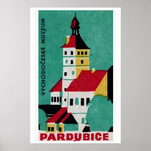 Poster Illustration d'un bâtiment historique (Devant)