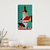 Poster Illustration d'un bâtiment historique (Cuisine)