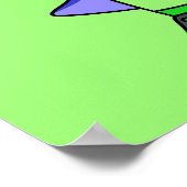 Poster Illustration D'Un Capteur De Baseball Parasaurolop (Coin)