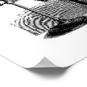 Poster Illustration d'un dentiste de l'époque victorienne (Coin)