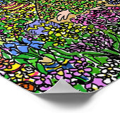 Poster Illustration d'un fleuriste ou d'une boutique de f (Coin)