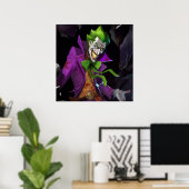 Poster Illustration d'un joker en crise infinie (Bureau à domicile)