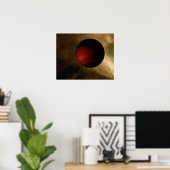 Poster Illustration d'un Jupiter chaud appelé HD 149026b (Bureau à domicile)