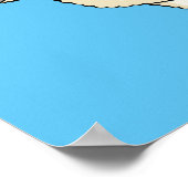 Poster Illustration d'un mouton joyeux (Coin)