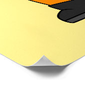 Poster Illustration D'Un Pêcheur D'Allosaurus. (Coin)