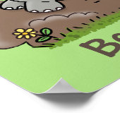 Poster Illustration d'un petit rhinocéros (Coin)