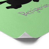 Poster Illustration d'un poney de Shetland mignon (Coin)