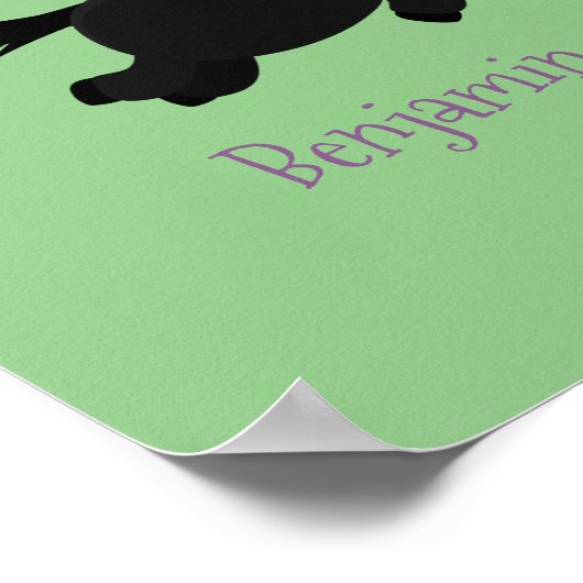 Poster Illustration d'un poney de Shetland mignon (Coin)