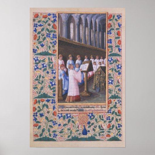 Poster Illustration d'un service funéraire (Devant)