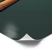 Poster Illustration d'un singe amusant fumant (Coin)