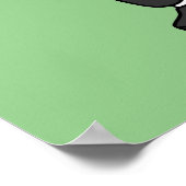 Poster Illustration D'Un Spinosaurus Bruce Lee. (Coin)